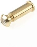 Yale P-9401-PB Door Viewer, fits doors 35mm to 57mm thick, Polished Brass Finish, Standard Security, Visi Packed, suitable for external Wooden doors