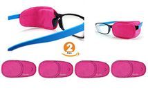 Hayatec Occlusion Eye Patch Cover For Children Glasses - lazy eye Amblyopia one eye disorder Children Spectacle 110mm x 55mm cm (Pink)