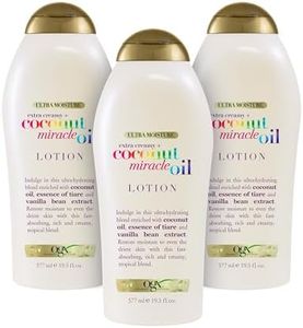OGX Extra Creamy + Coconut Miracle Oil Ultra Moisture Lotion, 19.5 Ounce (Pack of 3)