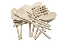 Craftplay Wooden spoons | 23.5cm length | Pack of 24 spoons