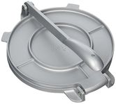 Imusa MEXI-86009M Cast Aluminum Tortilla & Roti Press 8-Inch, Silver, Light Grey