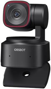 OBSBOT Tiny 2 Lite 4K Webcam for PC, AI Tracking PTZ Streaming Camera with 1/2" Sensor, Gesture Control, 60 FPS, HDR, Microphones, Web Camera for Desktop Computer, Laptop, Meeting, Video Calls, etc.