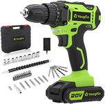 Yougfin Cordless Drill Set, 20V Pow