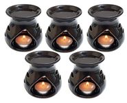 Pure Source India Oil Diffuser Set Of 5 Pcs (Aroma burner),Suitable To Use In Your Bedroom,Or To Gift on Birthday,Marriage Anniversary, To Your Dear Friend Etc