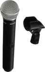 Shure BLX2/PG58 Handheld Wireless Transmitter H9 Band (512–542 MHz) – PG58 Cardioid Capsule, Up to 14 Hr Battery, 300 ft Range, Compatible with BLX Receivers