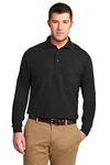 Port Authority Men's Silk Touch Long Sleeve Classic Polo Shirt