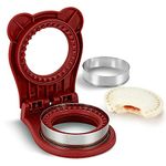 Hoomall Sandwich Cutter and Sealer,Round Rose DIY Cookie Pocket Sandwiches, Peanut Butter and Jelly Crustless Sandwich Bread Pancake Maker Great for Breakfast Sandwich Maker, Lunchbox and Bento Box