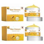 2PC Vsoxa Bee Venom W-art and Tag Remover, Bee Venom War-t & Moles Removal Cream,w-art remover for All Skin Types,Easy Application & No Irritation