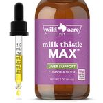 Milk Thistle for Dogs - Max Strength Liver Support, Cleanse & Detox - Natural Bacon Flavor - Simply Add to Food - Picky Pup Approved, 60mL (2oz)