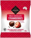 Hugos Milk Chocolate Strawberries 100 g