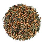 Moya Organic Japanese Genmaicha Green Tea Loose Leaf | 100g Sencha with Rice | Tea from Japan | Friendly for Vegans and Vegetarians | Packed in a Resealable Bag