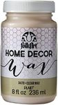 FolkArt Home Decor Chalk Furniture & Craft Paint in Assorted Colors, 8 ounce, Clear Wax