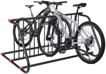 Commercial Bike Rack Outdoor,Metal Bicycle Parking Rack Stand,10 Holders Commercial Bike Rack Garage Floor for Retail Shopping Centers, Schools,Backyards,Bike Shops(Double Side)