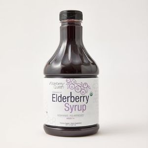 Organic Elderberry Liquid Syrup 30 oz by Elderberry Queen, Sambucus, Aronia Berry, Pure Natural Certified Organic Immune Support Herbal Supplement