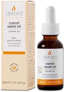 Derora Carrot Seed Oil | Nourishes Skin, Hair & Nails | 100% Pure & Natural | Cold Pressed & Unrefined | Antioxidant & Vitamin A, C & E Rich | Vegan & Cruelty Free (30ml)