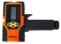 Johnson Level & Tool 40-6715 Two-Sided Laser Detector w/Clamp for Red Beam Rotating Lasers, Red Beam, 1 Laser Detector