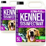 ULTIMA-PLUS XP Kennel Kleen - Disinfectant, Cleaner, Sanitiser & Deodoriser, Concentrated Formula, For use in Kennels, Catteries, Hatches and More! (Lavender Fragrance, 10 Litres)