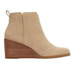 TOMS Women's, Clare Boot, Oatmeal Suede, 7