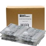 SimpleHouseware Vacuum Sealer Storage Bags Space Saver for Clothes and Bedding, Jumbo, 6 Pack