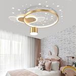 Harpochten LED Ceiling Light Modern Children's Room Lamp Dimming with Remote Control 3000K-6000K Ceiling Lamp Baby Room Love Heart Design Living Room Lamp Dining Room Bedroom Kitchen Chandelier (Colo