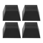 Hudson Hi-Fi Silicone Isolation Feet (4 Pack, Firm Block 150lb Capacity) Non-Adhesive