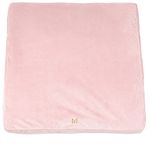 Hihealer Meditation Cushion Zabuton with Velvet Cover - Deluxe Large Square Meditation Yoga Floor Cushion Pillow Mat for Kneeling and Sitting Support, Great Gifts for Women (Pink)