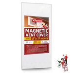 XFasten Magnetic Vent Cover, Industrial Grade Magnets for Sidewall and Floor Vents - for RV, Home HVAC, AC and Furnace Vents, 8-Inch x 17-Inch, Pack of 5