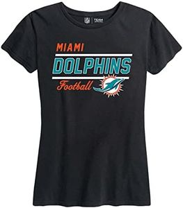 Dolphins Women's NFL Gameday T-Shirt - Black, XX-Large