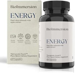 BioImmersion Energy – Plant-Based Ultra Minerals with Apple Extract for Cellular Vitality & Metabolism Support – 60 Vegan Capsules