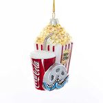 Kurt S. Adler 3.25" Coca Cola at The Movies Glass Ornament