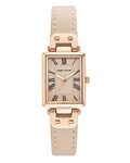 Anne Klein Women's Leather Strap Watch, AK/3752, Blush Pink/Rose Gold, AK/3752RGBH