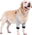 True-E Canine Front Leg Sleeve for Joint Protection with Adjustable Buckles, Wound Protection and Prevents Injuries, Comfortable Support Brace Protector, for Medium/Large Dogs (L)