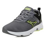 Campus Men's Hurricane D.Gry/BLK Running Shoes - 8UK/India 6G-842