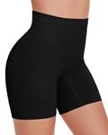 SIMIYA Shapewear for Women Tummy Control Knickers, Mid-Waist Seamless Body Shaper, Shaping Underwear Shorts for Under Dresses, Hold Me In Pants with Bottom Lift Black