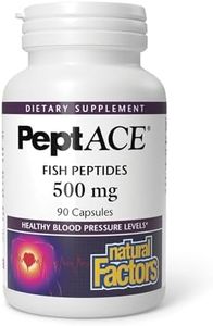Natural Factors PEPTACE® FISH PEPTIDES 500 mg, 90 Capsules