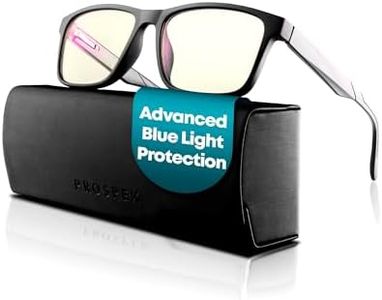 Prospek ZENOX Blue Light Blocking Reading Glasses +1.0 Diopters - Reduce Eye Strain & Headaches - Computer/Gaming Eyewear Men Women - Clear Lens Anti Glare - Professional Readers