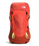 The North Face Women's Terra Backpacking Backpack, Retro Orange/Rusted Bronze/LED Yellow, X-Small/Small