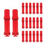 On-Q AC1051-RC-20 Ratchet Clip, Red