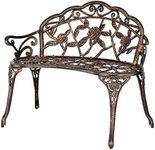 Bonnlo Cast Aluminium Garden Bench 