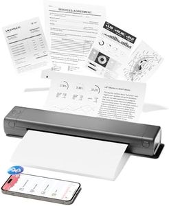 Phomemo M08F Portable Printer Wireless Travel, Portable Thermal Printer Support 8.5" X 11" US Letter, Inkless Bluetooth Printer Compatible with iOS, Android, PC for Travel, Office, Home