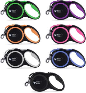 Jenny Wren Retractable Dog Lead – Green