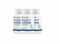 Trexgenics Magnesium L Threonate Cognitive Function & Brain Health Support (30 Veg. Capsules) (Pack of 3)