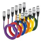 Neewer 6 Pack 6.5 feet/2m Mic Cable