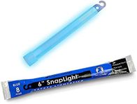 Cyalume SnapLight Blue Light Sticks – 6 Inch Industrial Grade, High Intensity Glow Sticks with 8 Hour Duration (Pack of 20)