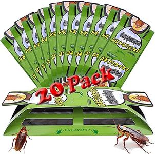 Roach Killer,Roach Killer Indoor infestation,Cockroach Killer Indoor Home,Roach Traps,Cockroach Killer,Roach Bait,Roach Motel,Child & Pet Friendly (20 Pack)