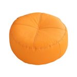 Floor Seating Cushion Floor Pillow Round Large Seat Cushion,Comfortable,Tatami Cushions Outdoor Patio Cushion for Bedroom, Orange