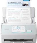 ScanSnap iX2500 (White) High-Speed Duplex Document Scanner, 45 ppm / 90 ipm, 100-Sheet ADF, 600 dpi Optical, 5″ Touchscreen, Wi-Fi 6, USB 3.2 Gen 1×1, PC & Mac
