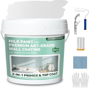 Interior Wall Paint,White 1 Gallon House Paint,Eggshell Interior Paint for Walls - Interiorpaint Formula, Resists Cracking and Moisture, Ideal for DIY and Contractors, House-Paint Easy to Apply with Brush or Roller, Long-Lasting Finish