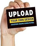 Custom Business Name Card,Upload Your own Design,2" x 3.5", Personalised Business Card (100)