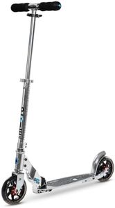 Micro Scooters | Micro Speed Classic Scooter | 8+ Years | Perfect for Adults & Kids | Fast & Foldable | Shock Absorption | Small Wheels | Silver